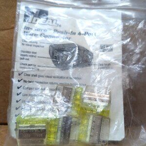 IDEAL MODEL 86 IN-SURE PUSH-IN 4-PORT WIRE CONNECTOR BAG OF 5